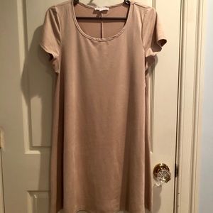Socialite suede mini dress
